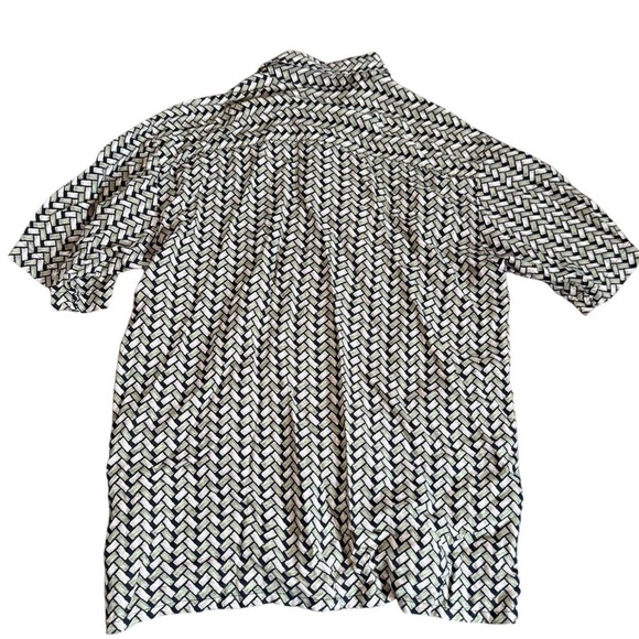 Puritan Green and Tan Casual Button Down Shirt - Picture 2 of 5